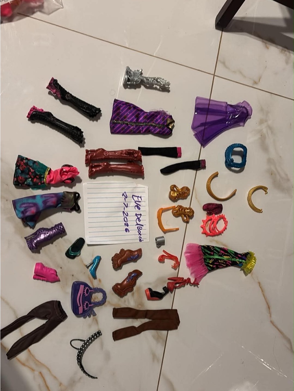 monster high accessories lot